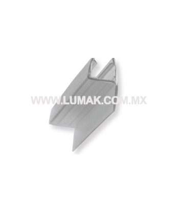 PERFIL DE POLICARBONATO  PARA CRISTAL DE 6mm