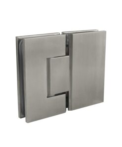 BISAGRA CRISTAL- CRISTAL 180º  DE ACERO INOXIDABLE P/PUERTA DE CRISTAL TEMPLADO